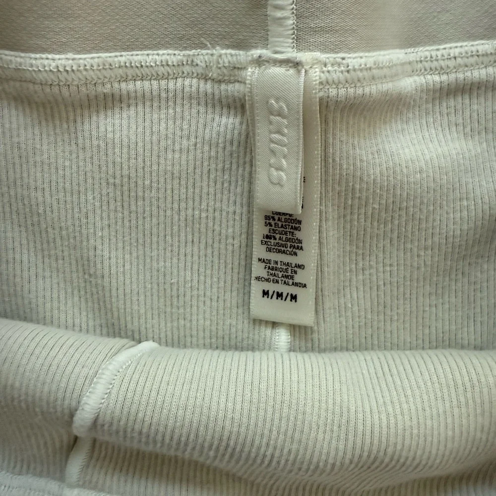 Skims Bone Ribbed Leggings Sz. M - Picture 5 of 7